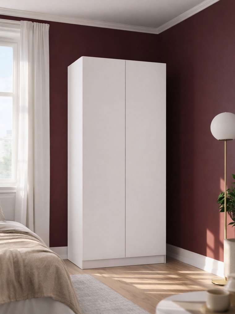 Шкаф Мадера ШМ2 лдсп белый