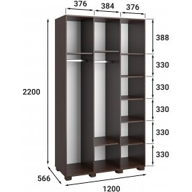 Шкаф Монблан МБ-24К
