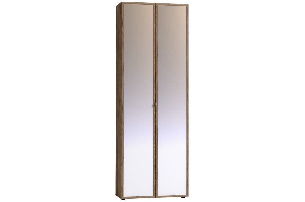 Шкаф Nature 92 с зеркалом дуб табачный craft