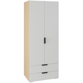 Шкаф Норд ШК2Я-800 дуб сонома / белый