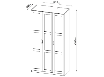 Шкаф Пегас 3