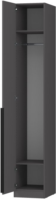 Шкаф-пенал для одежды home tower 12ШПО-Л.102.1 левый графит