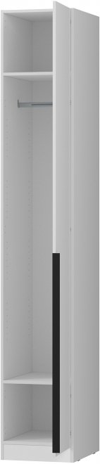 Шкаф-пенал для одежды home tower 12ШПО-П.102.1 правый белый