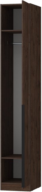 Шкаф-пенал для одежды home tower 12ШПО-П.102.1 правый брауни