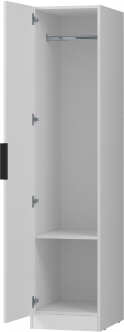 Шкаф-пенал для одежды home tower-s 12ШПО.002.1 белый