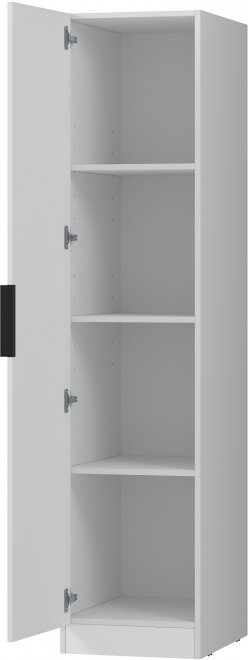 Шкаф-пенал с полками home tower-s 12ШПП.001.1 белый