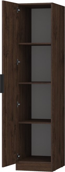 Шкаф-пенал с полками home tower-s 12ШПП.001.1 брауни