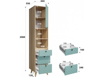 Шкаф Велламо