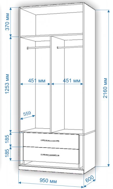 Шкаф Пл-95/60 Н нельсон / латте