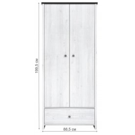 Шкаф Порто SZF2D1S