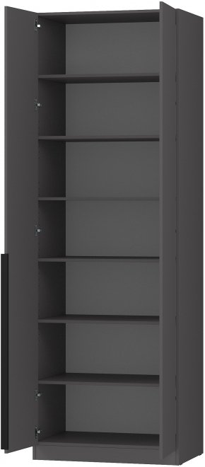 Шкаф с полками home tower 12ШП.102.1 графит