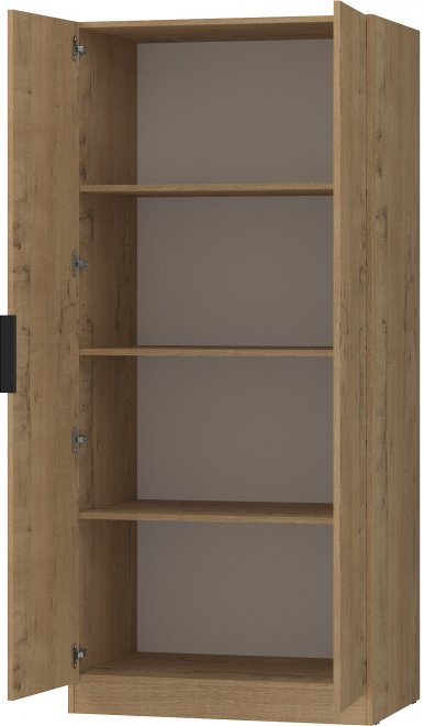 Шкаф с полками home tower-s 12ШП.001.1 тиковое дерево