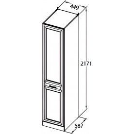 Шкаф Сабрина СМ-307.07.010R правый