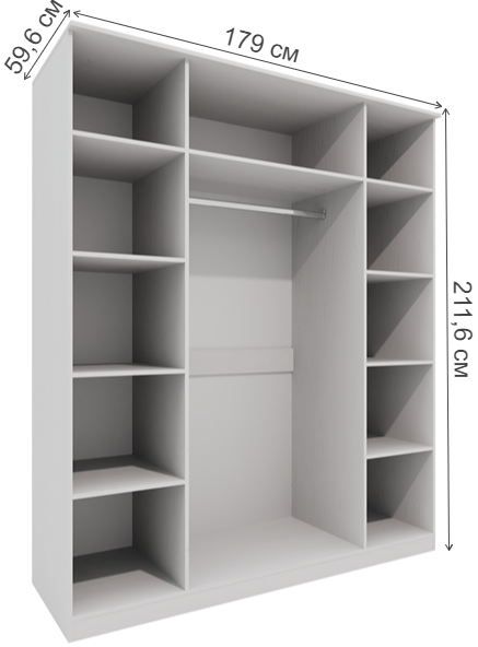 Шкаф Саманта СМ11А дуб седан