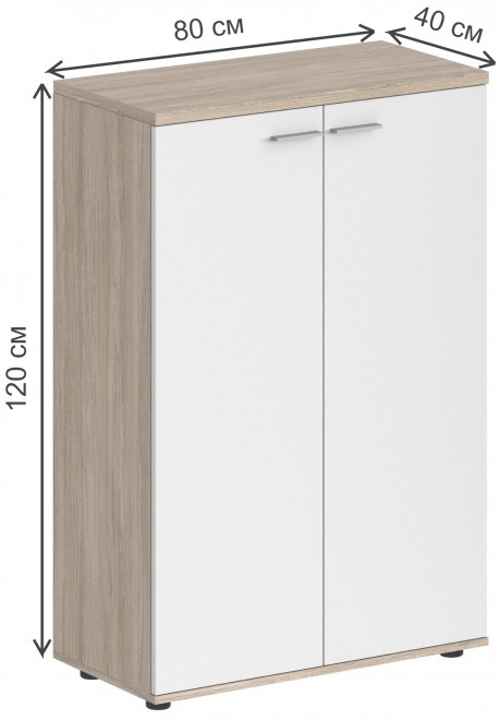 Шкаф SG.813 белый / дуб светлый