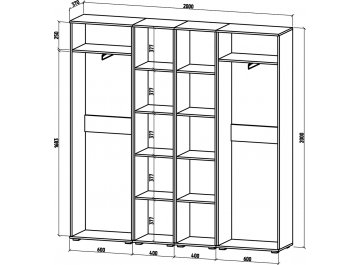 Шкаф Тунис-10