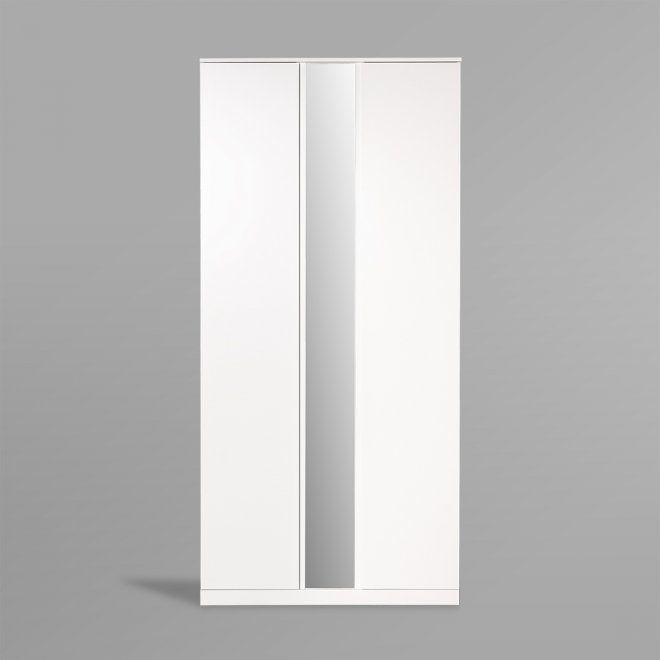 Шкаф Варма Стор 105 с зеркалом белый