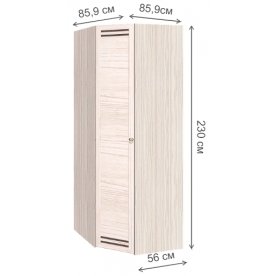 Шкаф угловой Бриз 56