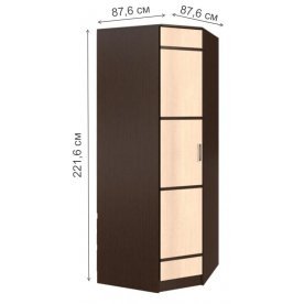 Шкаф угловой Сакура