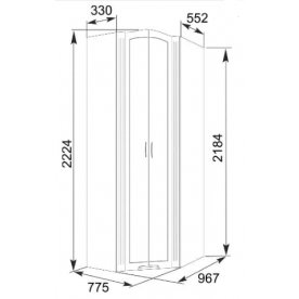 Шкаф угловой Виктория 26