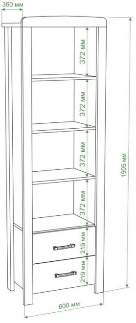 Шкаф ВТД-ГФ КК карамель / карамель