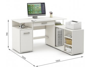 Компьютерный стол Амбер-10Я