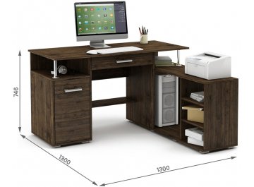Компьютерный стол Амбер-10Я