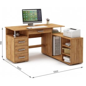 Компьютерный стол Амбер-12Я