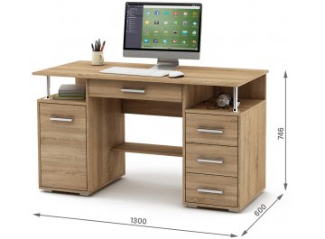 Компьютерный стол Амбер-6Я