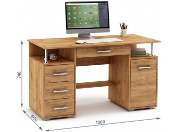 Компьютерный стол Амбер-7Я