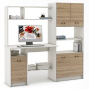 белый / дуб сонома