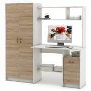 белый / дуб сонома