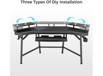 Компьютерный стол Eureka AED-E70B-V4