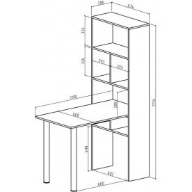 Компьютерный стол Фенкес 46