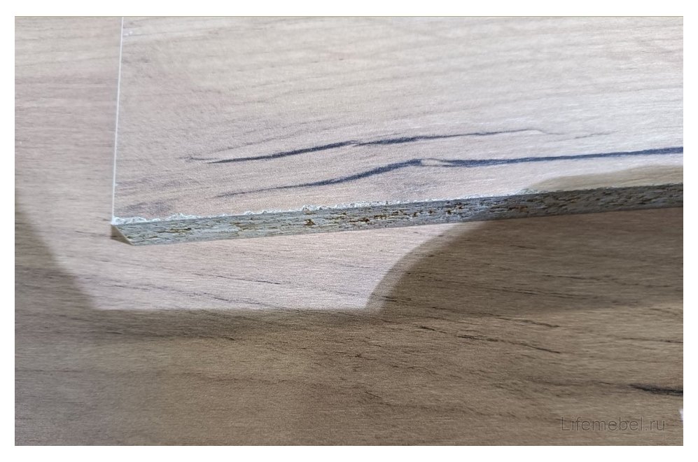 Компьютерный стол Ганор левый дуб вотан / белый  - Уцененный экземпляр