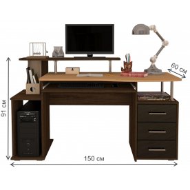 Компьютерный стол Мебелеф-14F