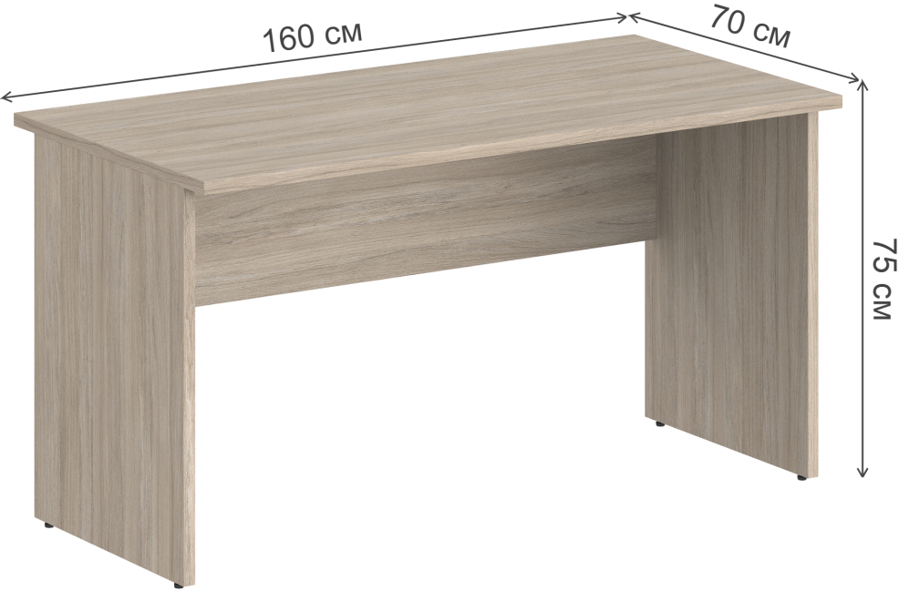 Компьютерный стол SG.406.OL дуб светлый