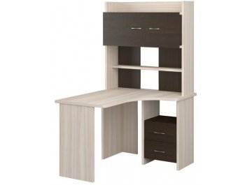 Компьютерный стол СКЛ-Угл120+СП-23 карамель / венге