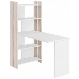 Компьютерный стол со стеллажом СТЛ-ОВ и столешницей 130Прям без тумбы