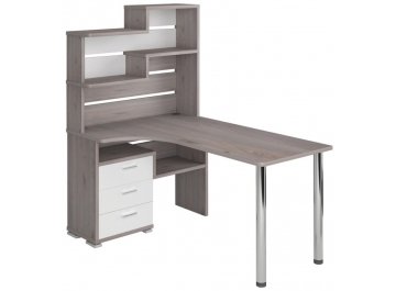 Компьютерный стол СР-132-160 левый с надстройкой