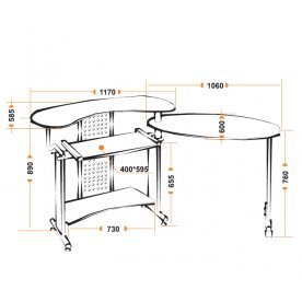 Компьютерный стол ST - K0035A