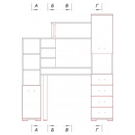 Компьютерный стол Вента-1