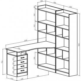 Компьютерный стол Витязь 186