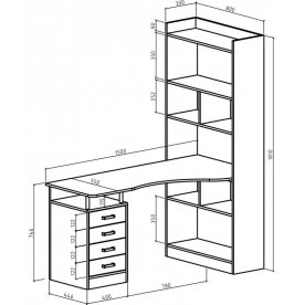 Компьютерный стол Витязь 18