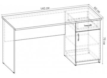 Письменный стол Стол 1400 СП.006.1400-01