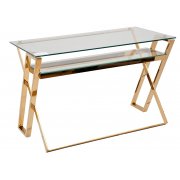 стекло прозрачное / золото