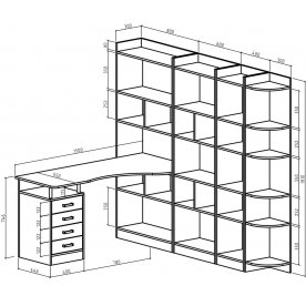 Письменный стол Атлант-18643
