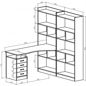 Письменный стол Атлант-188