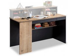 Письменный стол Black L черный / тис