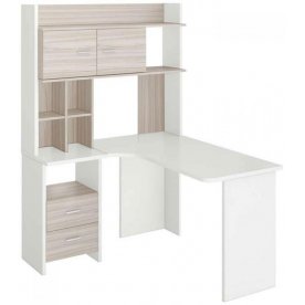 Письменный стол Домино Lite СКЛ-Угл130+НКЛХ-120 БЕК левый